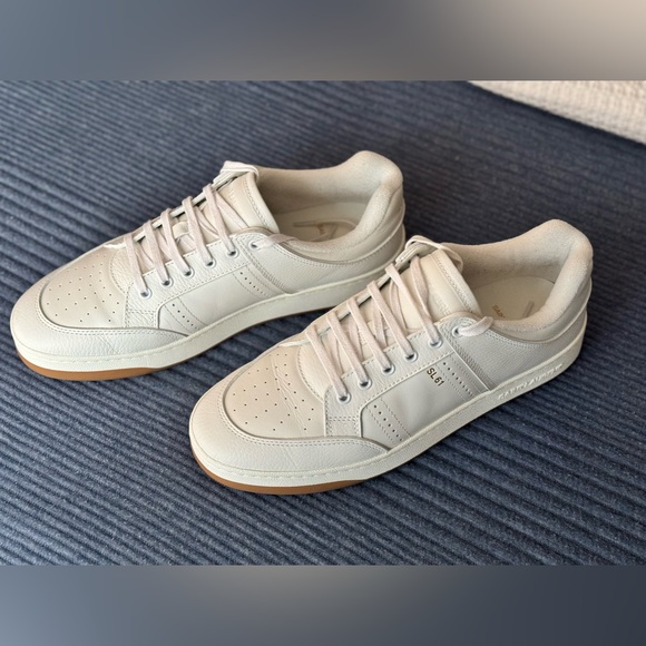 Saint Laurent white sneakers. Tried on once but didn't fit! Great condition - Picture 3 of 7